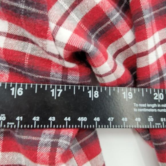 Zara Girls Plaid Flannel Embroidered Button Down Shirt Size 13/14 - Picture 9 of 9